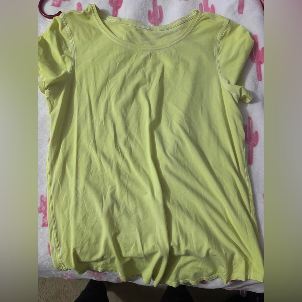 Bright lululemon shirt